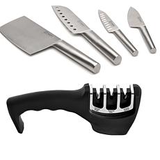 BergHOFF® 5-piece Santoku Knife Set and Sharpener