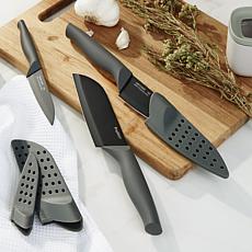 Berghoff DiNA Vector Nonstick Stainless Steel 3Pc Knife Set