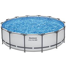 Bestway Steel Pro MAX 14' x 42" Round Above Ground Swimming Pool Set 