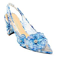 Betsey Johnson Petra Embellished Sling-back Pump