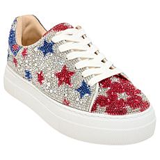 Betsey Johnson Sidny Rhinestone Sneaker