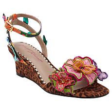 Betsey Johnson Spenser Leopard Wedge Sandal
