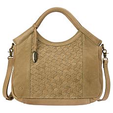 Born® Millport Vintage Woven Leather Satchel