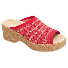 BZees® Very Ready Cork Wedge Platform Sandal w/Air Step™ Technology