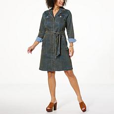 C Wonder by Christian Siriano Denim Shirt Dress
