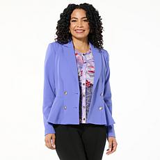 C Wonder by Christian Siriano Pleated Peplum Blazer