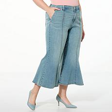 C Wonder Cropped Flare Leg Jean