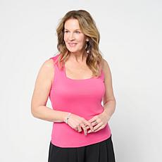 C Wonder Yummy Knit Square-Neck Tank