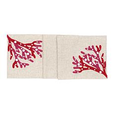 C&F Home Coral Reef Table Runner