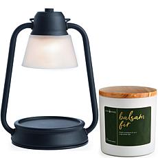 Candle Warmers Black Beacon Lantern Warmer and Balsam Fir Candle