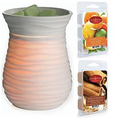 Candle Warmers Etc. Harmony Wax Warmer Bundle with Two Wax Melts