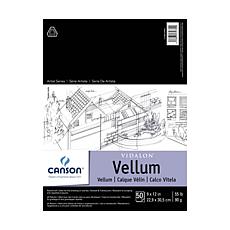 Canson Vidalon Tracing Vellum 9 in. x 12 in. Pad - 50 sheets