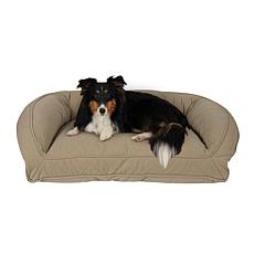 Carolina Pet Sm/Md Quilted Microfiber Bolster Bed with Orthopedic Foam