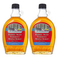 Cary & Main 2-pack 16.9 fl. oz. Barrel-Aged Maple Syrup- AS Ships 12/1
