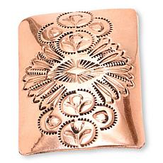 Chaco Canyon Copper Handstamped Ponytail Holder