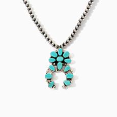 Chaco Canyon Turquoise Naja Pendant Necklace