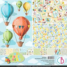Ciao Bella My First Year Patterns Pad 12"x12" 8/Pkg
