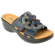 Clarks Collection Merliah Belle Heritage Casual Leather Wedge Sandal