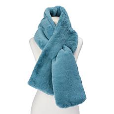 Colleen Lopez Faux Fur Pull-Thru Scarf