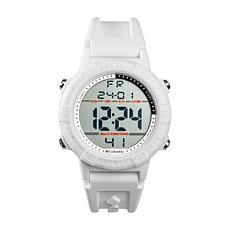 Columbia Peak Patrol Digital White Silicone Strap Watch