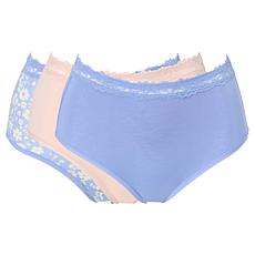 Comfort Code 3-pack Lace Trim High-Rise Brief