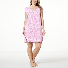 Comfort Code Classic Jersey Knit Printed Sleep Dress