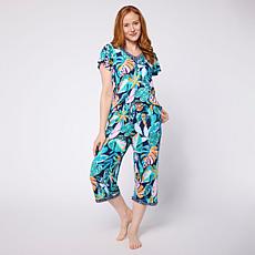 Comfort Code Soft & Light V-Neck and Capri Pant PJ Set