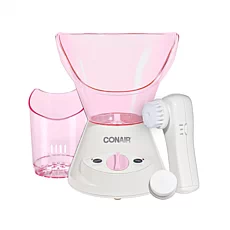 Conair True Glow Warm Steam Facial Sauna with Facial Brush
