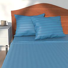 Concierge Collection 400TC Egyptian Cotton Dobby 4-piece Sheet Set 