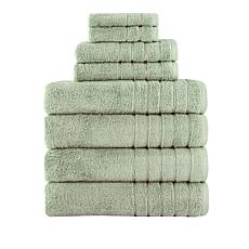 green bath towel sets