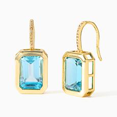 Connie Craig Caroll Octagon Leverback Earrings