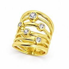 Connie Craig Carroll 5 Stone Bezel Ring