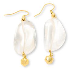 Connie Craig Carroll Clear Quartz Drop Earrings