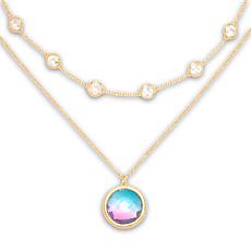Connie Craig Carroll Jewelry Juliette Gem Necklace 2-piece Set