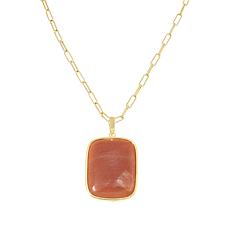 Connie Craig Carroll Jewelry Peyton Gemstone Pendant with Necklace