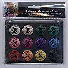 Cosmic Shimmer Iridescent Watercolor Pallet Set - Carnival Brights