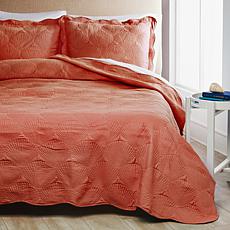 Cottage Collection Coastal 3-piece Quilt Set