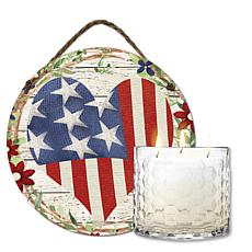 Courtside Market Celebrate 250 13.5oz Citronella Candle & Artboard Set