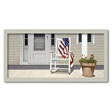 Courtside Market Celebrate 250 American Porch 12x24 Framed Canvas