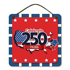 Courtside Market Celebrate 250 USA Overlay 12x12" Artboard with Twine