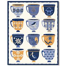 Courtside Market Scandi Teacups 16x20 Gallery-Wrapped Canvas