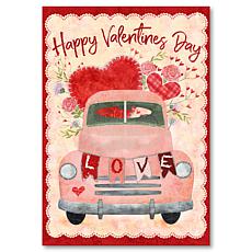 Courtside Market Valentine Truck 24x36 Canvas Wall Art