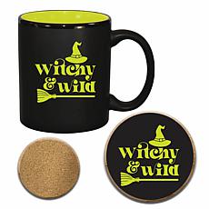 Courtside Market Witchy & Wild 11 oz. Ceramic Mug & Coaster Set