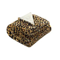 Cozy Tyme Printed Rabbit Faux-Fur Throw Blanket - Marissa 