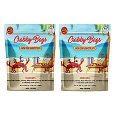 Crabby Bags 2-pack Sweet Heat Snow Crab Seafood Boil in a Bag