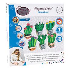 Craft Buddy Crystal Art Cactus Kit Set of 6