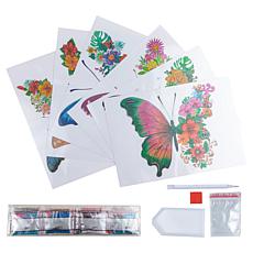 Craft Buddy Crystal Art Wall Stickers - Butterflies