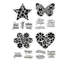 Crafter's Companion Abstract Shapes Coloring Stamps