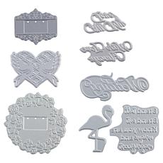  Hohopeti Fishing molds Metal Dies for Paper Crafting and Card  Making Stamps and Dies for Card Making Crafting Supplies die cuts for Card  Making High-Carbon Steel Cutting Craft Supplies 