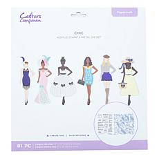 Crafter's Companion Ladies Through the Ages Stamp and Die Set